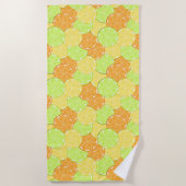 Zitronenfrüchte Orangenfrucht, Limon Strandtuch (Vorderseite)