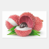 Zitronenfrüchte Rechteckiger Aufkleber (Vorderseite)