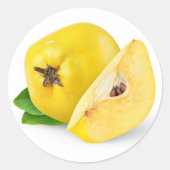 Zitronenfrüchte Runder Aufkleber (Vorderseite)