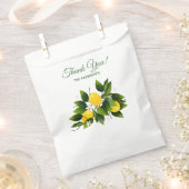 Zitronenfrüchte | Vielen Dank Geschenktütchen (Ausgeschnitten)