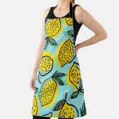 Zitronenfrüchte: Vintage Sommermuster. Schürze (InSitu)