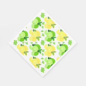 Zitronenfrüchte Zitronenfrüchte Zitronenfrüchte Serviette (Ecke)