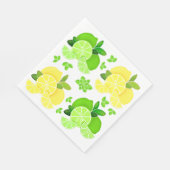 Zitronenfrüchte Zitronenfrüchte Zitronenfrüchte Serviette (Ecke)