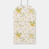 Zitronengarten mit Mäusen Geschenkanhänger (Rückseite)
