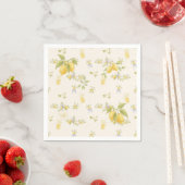 Zitronengarten mit Mäusen Serviette (Beispiel)