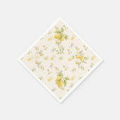 Zitronengarten mit Mäusen Serviette (Ecke)
