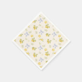 Zitronengarten mit Mäusen Serviette (Ecke)