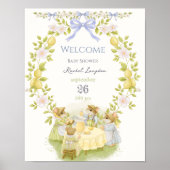 Zitronengarten mit Mäusen Willkommen Poster (Vorne)