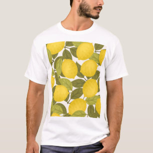 Zitronengarten: Vintage Endlos Tapete T-Shirt