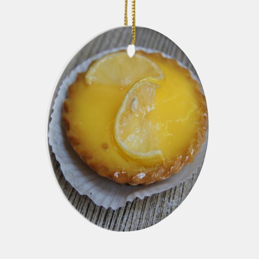 Zitronengebäck Keramik Ornament (Rechts)