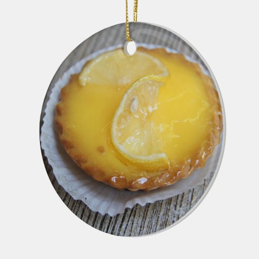 Zitronengebäck Keramik Ornament (Links)