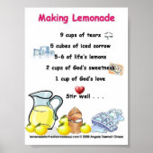 Zitronengedicht machen poster (Vorne)