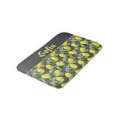 Zitronengelb Badematte (Schrägansicht)