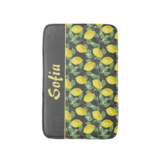 Zitronengelb Badematte (Vorderseite Vertikal)