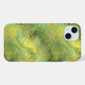 Zitronengelb gläserne Textur iPhone Hülle (Rückseite (Horizontal))