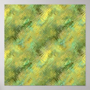 Zitronengelb gläserne Textur Poster
