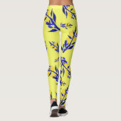 Zitronengelb Leggings (Rückseite)