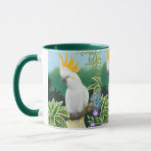 Zitronengelbe Cockatoo-Tasse Tasse (Links)
