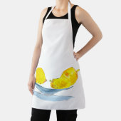 Zitronengelbe Fruchtfarbe Schürze (InSitu)