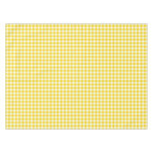 Zitronengelbe Gingham-Baumwolltischdecke Tischdecke (Vorderseite (Horizontal))