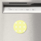 Zitronengelbe Shippo-Muster Magnet (In Situ (Geschirrspüler))