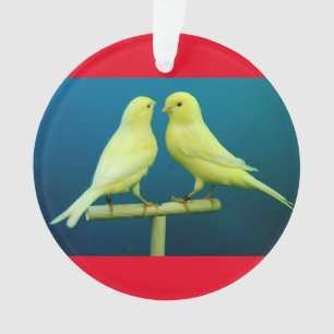 Zitronengelbe Weihnachtsbaum-Verzierung Ornament