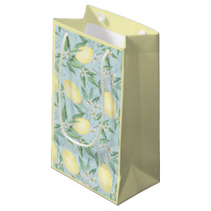 Zitronengelbe Zitrusfrüchte Kleine Geschenktüte