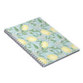 Zitronengelbe Zitrusfrüchte Notizblock (Rechte Seite)