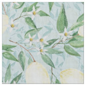 Zitronengelbe Zitrusfrüchte Stoff (Nahaufnahme)