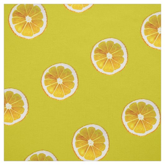 Zitronengelber Popkunst Kitsch Stoff (Muster)