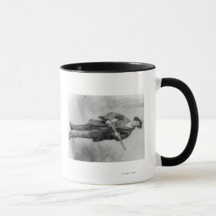 Zitronengelbes "Calamity Jane" Porträt Marthas Tasse