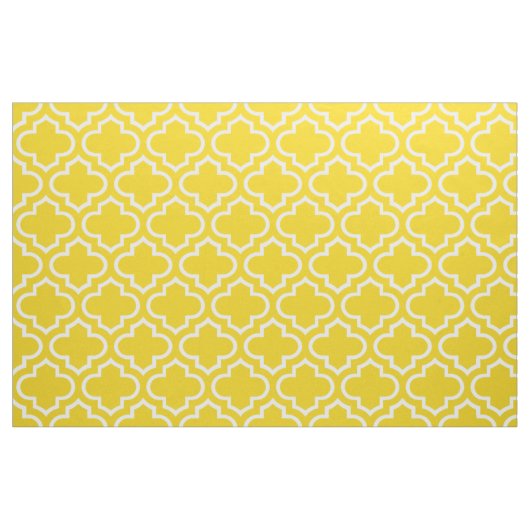 Zitronengelbes marokkanisches Gitter-Muster-Gewebe Stoff (Yard (91,4 cm))