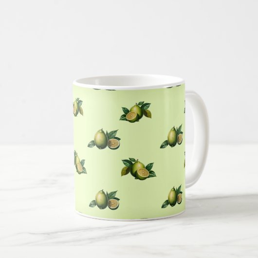 Zitronengras Kaffeetasse (VorderseiteRechts)