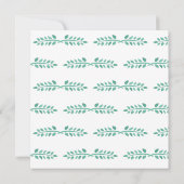 Zitronengrenzeinladung Einladung (Rückseite)