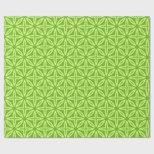 Zitronengrün Geschenkpapier (Flach)