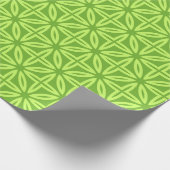 Zitronengrün Geschenkpapier (Ecke)