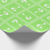 Zitronengrün Geschenkpapier (Ecke)