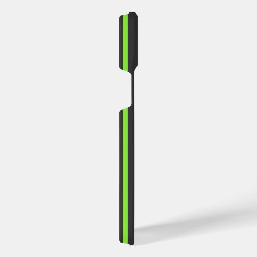 Zitronengrün und fünf Streifen iPhone Hülle (Rechte Seite)