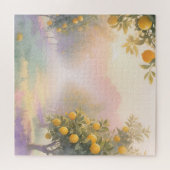 Zitronenhain-Aquarell Puzzle (Horizontal)