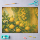 Zitronenhain-Orchard-Decoupage Seidenpapier (Basteln)