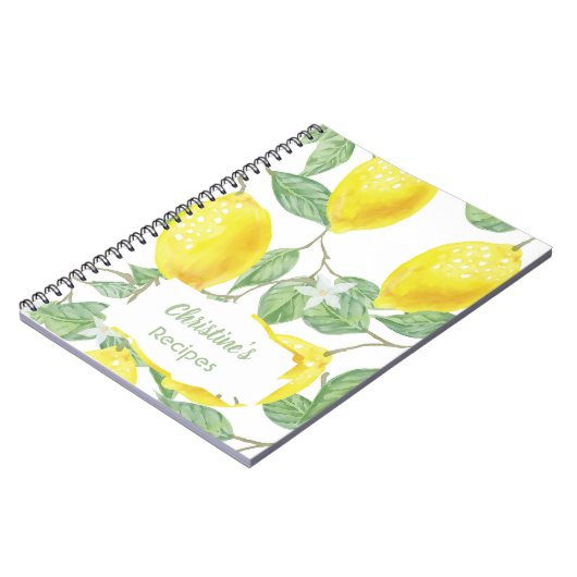 Zitronenhecht Notizblock (Linke Seite)