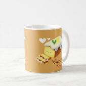 Zitronenkuchenbrot mit Glasur Kaffeetasse (VorderseiteRechts)