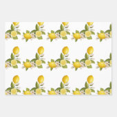 Zitronenlemon Geschenkpapier Set (Vorderseite 3)