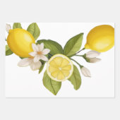 Zitronenlemon Geschenkpapier Set (Vorderseite 2)