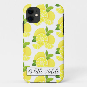 Zitronenlemonen-Zitronenscheiben tropische gelbe F Case-Mate iPhone Hülle