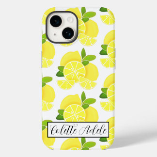 Zitronenlemonen-Zitronenscheiben tropische gelbe F Case-Mate iPhone 14 Hülle