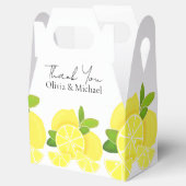 Zitronenlemonen-Zitronenscheiben tropische gelbe F Geschenkschachtel (Geöffnet)