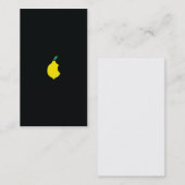 Zitronenlogo-Visitenkarte Visitenkarte (Vorne/Hinten)