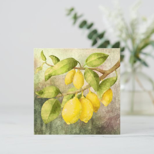 Zitronenmalerei (Stehend Vorderseite)