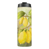 Zitronenmalerei Thermosbecher (Vorderseite)